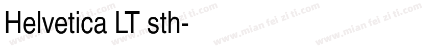 Helvetica LT sth字体转换